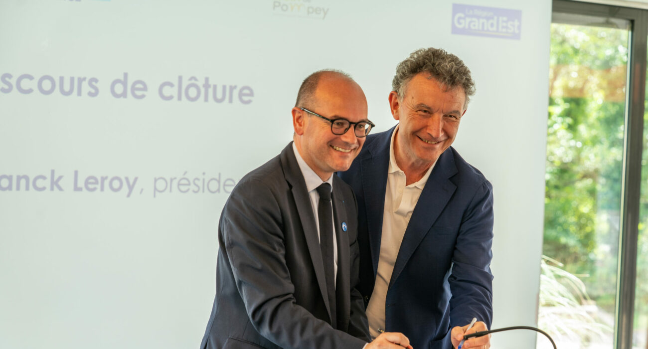 Signature d'une déclaration commune Région Grand Est Intercommunalités de France
