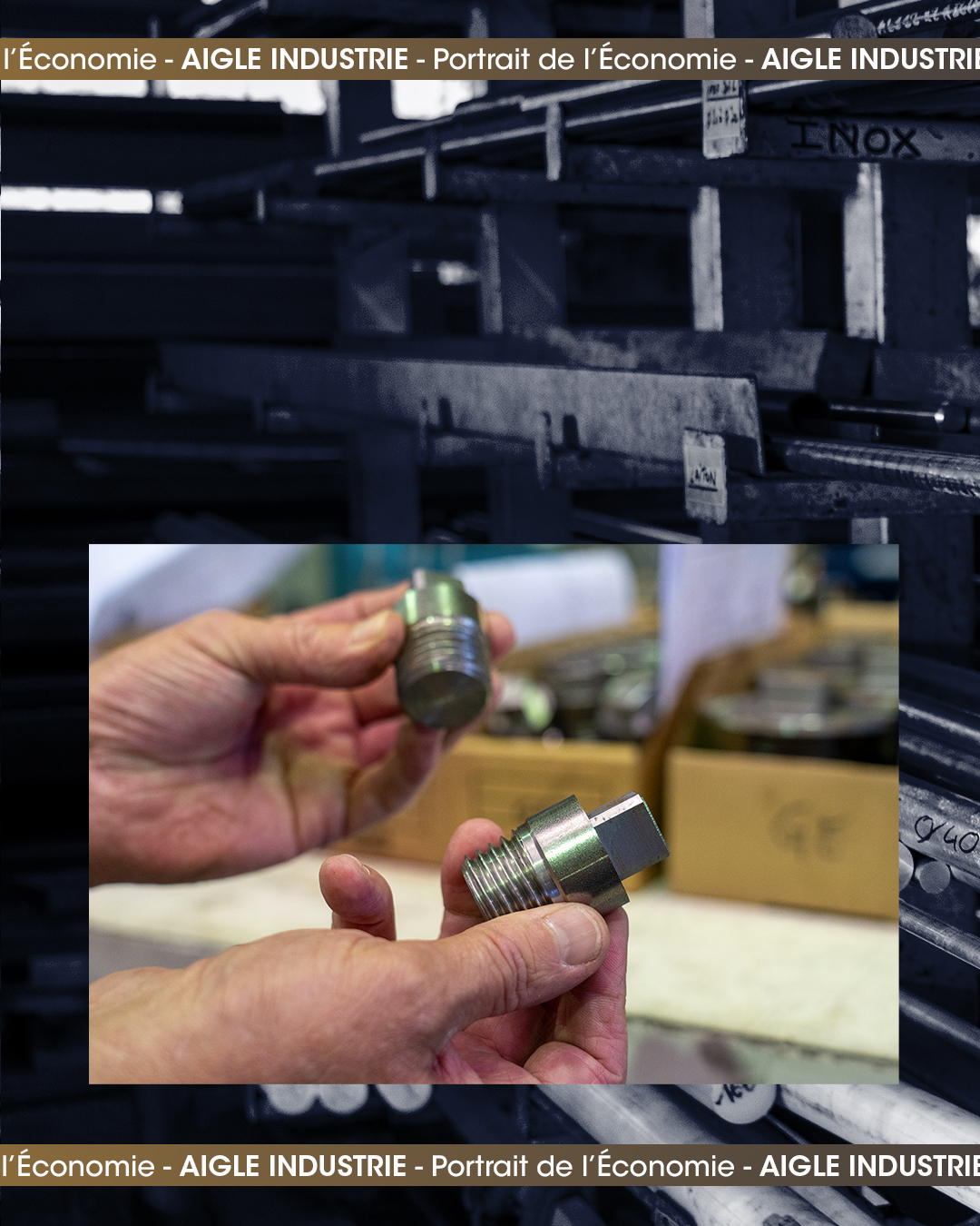 Portrait Aigle Industrie